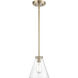 Aliza 1 Light 7.75 inch Modern Gold Pendant Ceiling Light